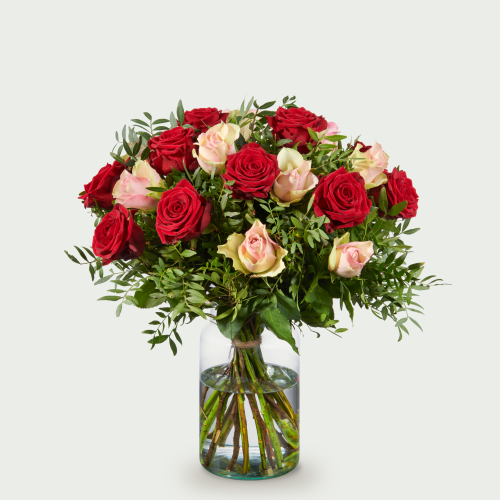 Bouquet Roos red-pink large