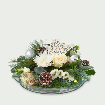 Flower arrangement Christmas white