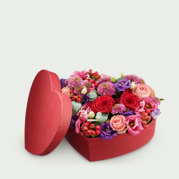 Hatbox heart large