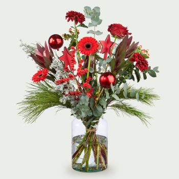 Kerstboeketten en bezorgen | Topbloemen.nl