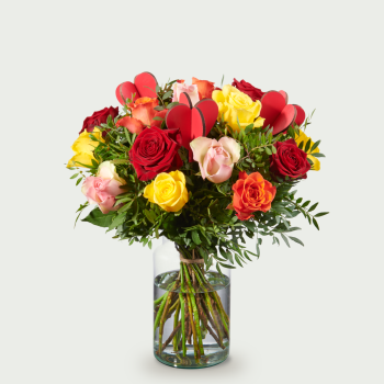 Love bouquet Roos mixed