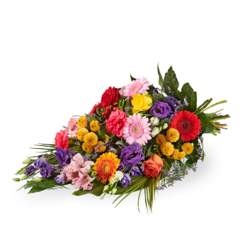 Funeral bouquet Intense colorful