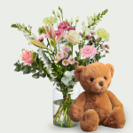 Bouquet Mia with bear medium