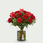 Bouquet Roos red love medium