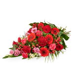 Funeral bouquet Intense red - large