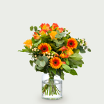 Bouquet orange flowers medium
