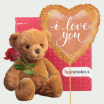 Valentijnscadeau I love you beary much